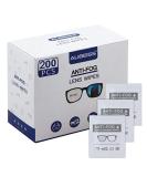 Alibeiss Anti-Fog Lens Wipes - 200 Pack - Pre-Moistened Wipes for Eye Glasses (6 x 5) - Buy Online on GoSupps.com