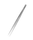 Premium Stainless Steel Eyelash Extension Tweezers - Straight Pointed Nail Art & Care Tool | SS-SA Fine Handle - Buy Online on GoSupps.com