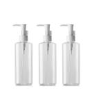 Refillable Plastic Clear Flat Pumps Lotion Cream Cleansing Oil Dispenser Bottle Travel Bottles Pump Bottle Make Up Cosmetic Container Holder Pack of 3 (150ml) 3 Count (Pack of 1) - Buy Online on GoSupps.com