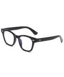 Clear Vision Blue Light Blocking Readers - +200 Big Frame Black Eyewear for Computer Use - Buy Online on GoSupps.com