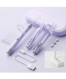 GRADENAIZE Ear Wax Removal Tool Kit for Baby & Children - LED Light, Magnifiers, Tweezers, Storage Box - Purple (7PCS) - Buy Online on GoSupps.com