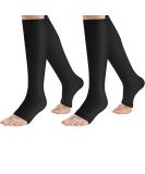 2 Pair XXL Black Compression Socks for Plantar Fasciitis, Arch Support, Skin Protection - Men & Women - Buy Online on GoSupps.com