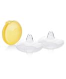 Medela Contact Nipple Shields BPA-Free Ultra-Thin Silicone 20mm Medium Includes 2 Shields & Case for Breastfeeding Comfort - Buy Online on GoSupps.com