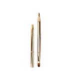 Buy 1PC Gold Retractable Lip Makeup Brush - Double-Ended Lip Brush Applicator with Cap for Women & Girls | Perfect Makeup Tool & Accessory - Buy Online on GoSupps.com