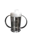 200ml Clear Two Handled Graduated Beaker with Lid - Adult Feeder Cup - Drinking Aid, Wide Spout (Pack of 1) - Buy Online on GoSupps.com