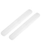 VOCOSTE Toothbrush Travel Case - 2 Pcs Lightweight Plastic Holders for Travel & Business | Compact White Design 7.48 x 1.06 - Buy Online on GoSupps.com