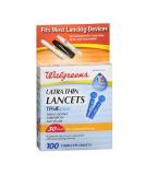 Walgreens Super Thin 30 Gauge Sterile Lancets - 100 Count - Buy Online on GoSupps.com