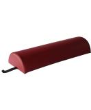 Therapist's Choice X-Large Half Round Massage Bolster 9x26 (Burgundy) - Buy Online on GoSupps.com