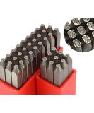 Wokesi 1/16(1.5mm) High Hardness Carbon Steel Uppercase Number and Letter Ball Pein Hammer Hand Punch Metal Stamp Set - Ideal for Mold, Jewel Making, Die - 1.5mm Number&Letter - Buy Online on GoSupps.com