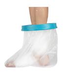 Waterproof Foot Cast Wound Cover Protector for Shower Bath Watertight Cast Bag Covers for Broken Surgery Foot Wound and Burns - Reusable Upgrade - Buy Online on GoSupps.com