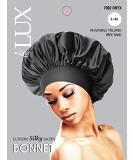 LUX by Qfitt Silk Bonnet - Onyx (L XL) - Buy Online on GoSupps.com