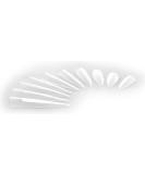 500 Stiletto TYPE II Clear Nail Tips with Adhesive - 10 Sizes | Premium ABS Formula | International Shipping - Buy Online on GoSupps.com