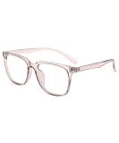 Firmoo blue light filter Reading glasses with prescription 1.5x for women men anti blue light reading aid anti -uv reflective glasses visual aid (transparent pink - Buy Online on GoSupps.com