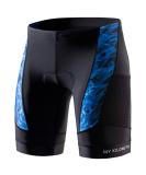 MY KILOMETRE Triathlon Shorts Mens 9 | Adjustable Drawstring, Leg Pockets, Chamois | 2022 Dark Blue - Medium - Buy Online on GoSupps.com