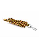 Buy Leading Rope Panic Hooks & Carabiner Hooks - 2m Soft Knitting Horse Accessories in Black Neon Orange Neon Yellow - Buy Online on GoSupps.com