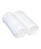 Bornino basics molton towel in 2 -pack 80x80cm cloth diaper white - made from pure cotton - particularly sucking - robust and practical helpers - Buy Online on GoSupps.com