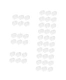 FRCOLOR 48 Nail Dipping Cups Acrylic Dip Case Starter Set thehomeuse French Manicure Nail Polish Tool Trays Tin for Manicure Powder French 5X4X2.5CMx8pcs White x 8 pieces - Buy Online on GoSupps.com