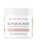 Glycolic Acid Resurfacing Pads for Face & Body - Smooth Skin Reduce Wrinkles Radiant Complexion | Shop Now - Buy Online on GoSupps.com