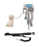 Hands-Free Dog Bicycle Leash for Training & Jogging | Ifcow Black Bike Leash for Dogs - Distance Holder & Coach - Buy Online on GoSupps.com