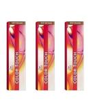 Wella Color Touch 3 Pack Deep Browns 4/77 - 60ml | Vibrant Semi-Permanent Hair Color | International Shipping Available - Buy Online on GoSupps.com
