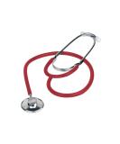 Dixie EMS Lightweight Single Head Stethoscope - Latex-Free for Doctors, Nurses, Students - Red - Buy Online on GoSupps.com