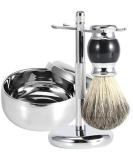 Solomi Razor Holder Set - Deluxe Shaving Brush & Razor Stand for Men | Premium Shaving Accessories - Buy Online on GoSupps.com