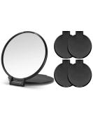 Qislee Compact Mirror Bulk Set - Round Makeup Mirror for Purse (Black) - Pack of 4 - Buy Online on GoSupps.com