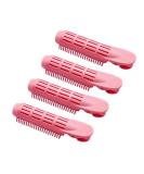 KDDOM 4 Pcs Pink Volumizing Hair Root Clip Set - DIY Fluffy Curler Clamps for Natural Fluffy Hair - Salon Wave Hair Root Clip for Volume Boost - Buy Online on GoSupps.com