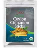 Organic Ceylon Cinnamon Sticks 7oz Bag | Raw Vegan Non-GMO | Fair Trade Gluten Free from Sri Lanka - Jiva Organics - Buy Online on GoSupps.com