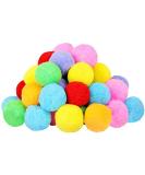 50-pack 2.5 Inch Assorted Pom Poms for DIY Crafts - Vibrant Colors for Creative Decorations - Buy Online on GoSupps.com