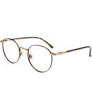 Shop Firmoo Blue Light Blocking Glasses - Anti Eyestrain Round Tortoise Shell Metal Frames for Men & Women - International Shipping Available - Buy Online on GoSupps.com
