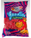 Premium Artisanal Assorted Sweets - Liquorice soft Fruity & Fizzy Bulk Pack by King Regal (Strawberry Wheels 1KG) Strawberry Wheels 1KG - Buy Online on GoSupps.com