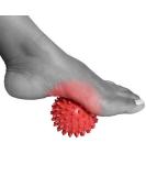 Spiky Massage Ball for Deep Tissue Therapy - Foot Massager for Plantar Fasciitis - Compact Muscle Roller for Body Massage - Buy Online on GoSupps.com