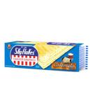 M.Y. San SkyFlakes Crackers Sandwich Cream Filling Filipino Crispy Snacks (10 Pcs) 300g - Sweet Milk Flavour Cream Filling Condensada - Buy Online on GoSupps.com