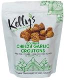 Kelly's Gourmet Cheezy Garlic Croutons - Dairy Free, Soy Free, Palm Oil Free, Plant Based & Vegan - Buy Online on GoSupps.com