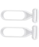 Angoily 2-in-1 Armpit Knife & Face Epilator Razor for Women - Body Hair Removal Tool & Eyebrow Shaper - Gray 13x5cm - Buy Online on GoSupps.com