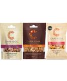 Cambrook | Almonds Hickory Smoke Seasoned 45g | Peanuts Caramelised Sesame Seeds 45g | Sweet Chilli Peanuts & Cashews 45g by Food Sanctuary - Buy Online on GoSupps.com