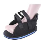 Cast Shoes for Post-Operation Recovery | Adjustable Open Toe Gypsum Foot Fracture Surgery Orthoshoes | Anti-Slip Black Valgus Shoes - Buy Online on GoSupps.com