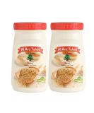 Al Arz Tahini Sesame Seed Paste 2 Pack (16 Oz Each) - Premium Quality Middle Eastern Tahini Paste - Buy Online on GoSupps.com