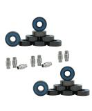 Hockey Bearings ABEC 9, 7, 5 Inline Roller Speed Package 16 Bearings and 8 Spacers Kit (ABEC 7 - Blue) ABEC 7 - Blue Blue 16 - Buy Online on GoSupps.com