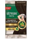 Streax Shampoo Hair Colour Natural Brown - Set of 5 | Premium International Shipping - Buy Online on GoSupps.com