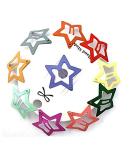 Duehut HLLMX 20 PCS Colorful Hair Barrettes for Girls, Women, and Toddlers - Fashion Stars Metal Hair Snap Clips for Cute and Lovely Styles - Buy Online on GoSupps.com