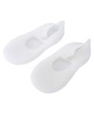 Silicone Socks for Cracked Feet - Moisturizing Protection Tool | Anti-Crack Care | Dry Skin Relief (M-White) - Buy Online on GoSupps.com