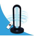 UVILIZER Tower - Portable UV Light Sanitizer Lamp w/ Remote Control | 38W UVC Disinfection Bulb | Kills Germs, Bacteria, Virus | For Home, Baby Room, Office | USA - Buy Online on GoSupps.com