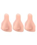 Silicone Nose Model - 3pcs Soft Flexible Nose Display Mold for Practice (Light Beige) | International Shipping Available - Buy Online on GoSupps.com