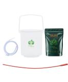 Organic Coffee Enema Kit for Colon Cleanse - Complete Set with BPA Free Bucket & Red Tube | Effective Enemas for Constipation | Home Enema Kit - Buy Online on GoSupps.com