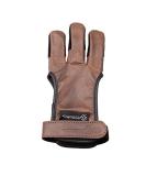 ArcheryMax Handmade Brown Leather 3-Finger Archery Gloves - X-Large - Buy Online on GoSupps.com