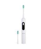 Goyisee Sonic Electric Toothbrush: 5 Modes, 35,000 VPM, IPX7 Waterproof, 60-Day Use, Rechargeable, 2 Dupont Bristles, for Adults - White - Buy Online on GoSupps.com