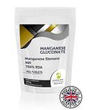 Manganese Gluconate 122mg 250 Tablets Manganese Element 14mg Health Supplements Nutrition - Healthy Mood - Buy Online on GoSupps.com