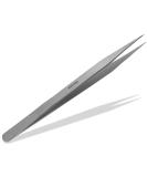 Precision Pointed Tweezers - 15 cm Stainless Steel for Eyebrow Plucking & Watchmaking - Universal Tweezers for Precision Mechanics - Buy Online on GoSupps.com